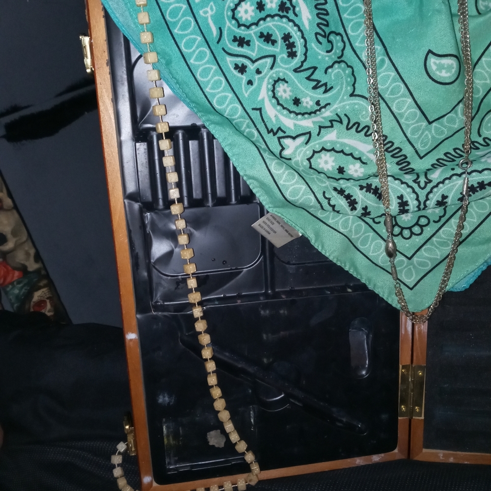 Various fake costume necklaces